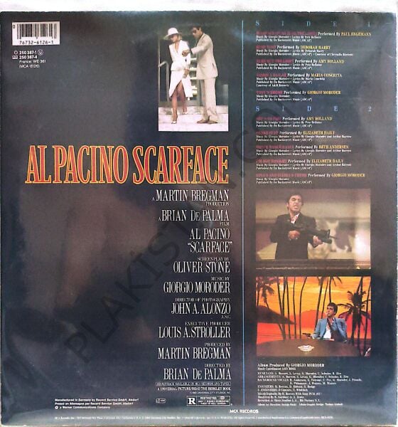 Scarface (Music From The Original Motion Picture Soundtrack) LP PLAK