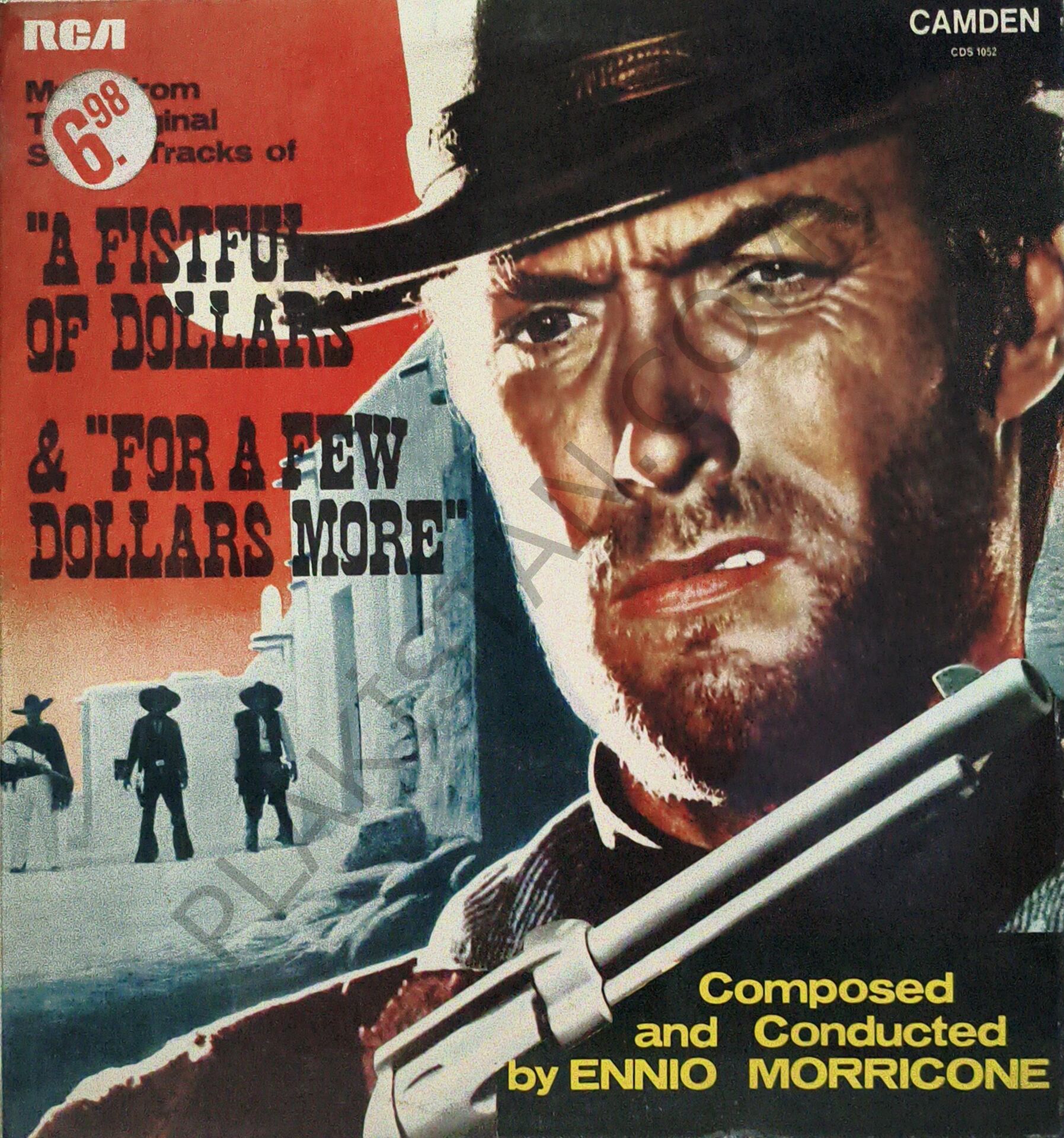 Ennio Morricone – Music From The Original Sound Tracks Of ''A Fistful Of Dollars'' & ''For A Few Dollars More'' LP PLAK...