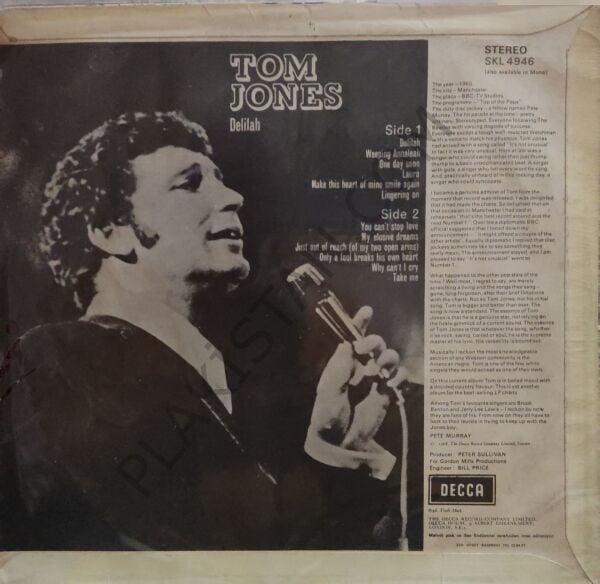 Tom Jones – Delilah LP PLAK