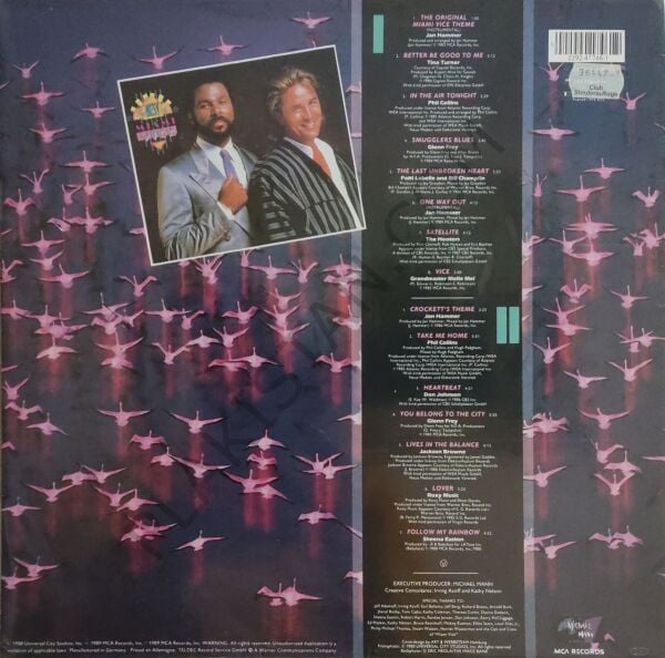 The Best Of Miami Vice LP PLAK