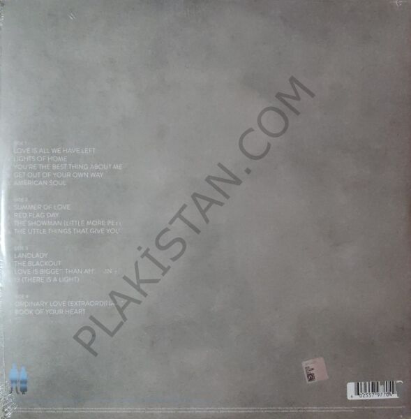 U2 – Songs Of Experience cyan blue translucent  180 Gr LP PLAK