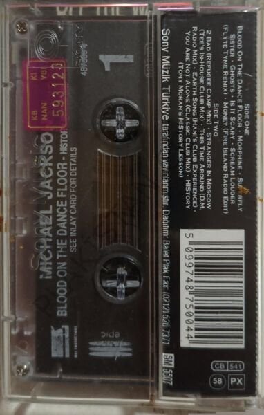 Michael Jackson – Blood On The Dance Floor - HIStory In The Mix kaset