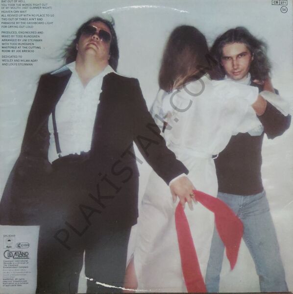 Meat Loaf Bat Out Of Hell LP PLAK