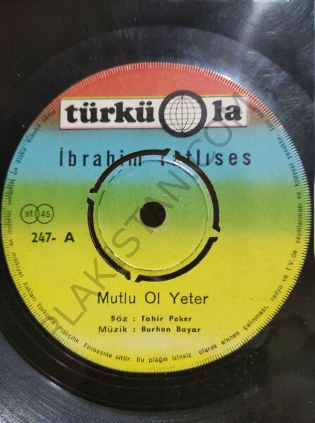 İbrahim Tatlıses Mutlu Ol Yeter 45lik