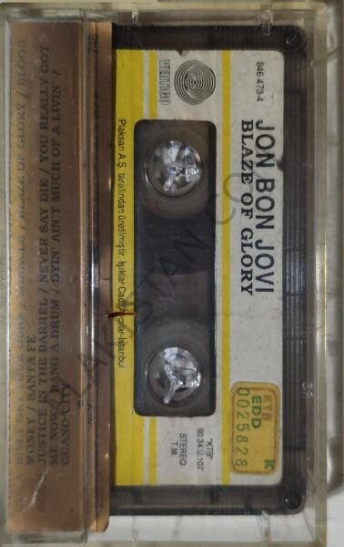 Jon Bon Jovi – Blaze Of Glory kaset