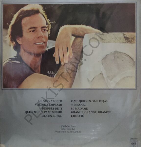 Julio Iglesias &  De Niña A Mujer LP PLAK