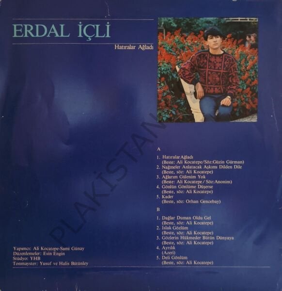 Erdal İçli – Hatıralar Ağladı LP PLAK