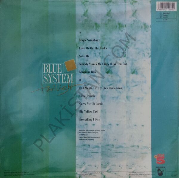 Blue System ‎– Twilight LP PLAK