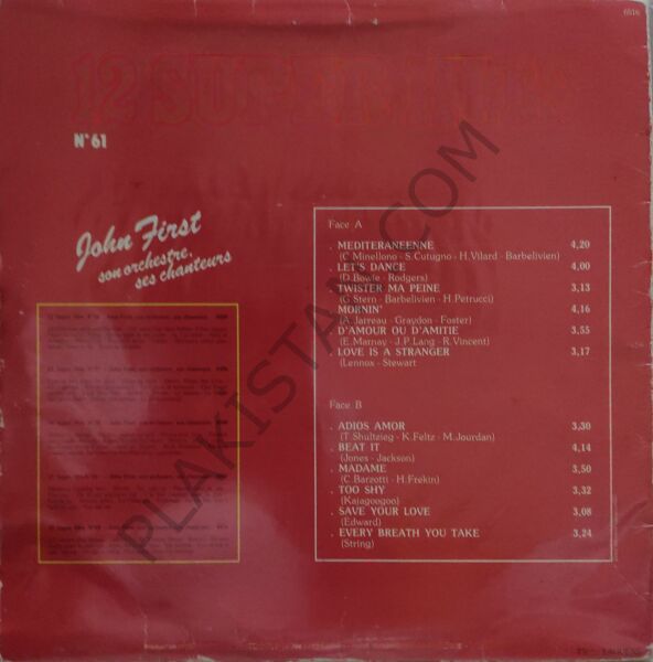 12 Super Hıts LP PLAK