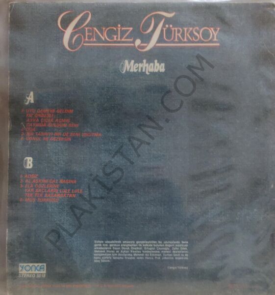 Cengiz Türksoy Merhaba LP