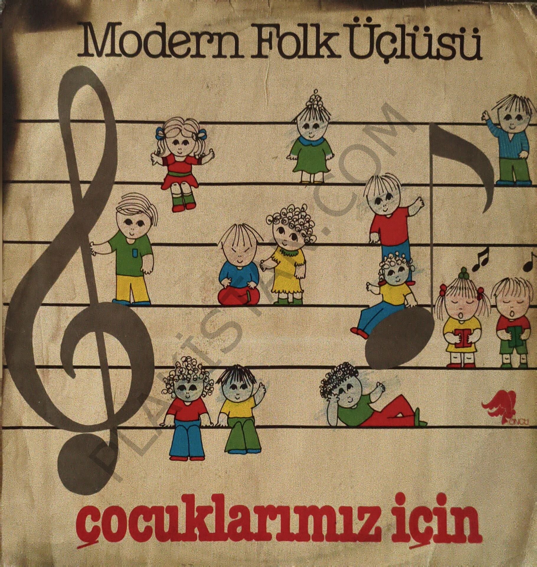 MODERN FOLK ÜÇLÜSÜ  &  ÇOCUKLARIMIZ İÇİN LP PLAK