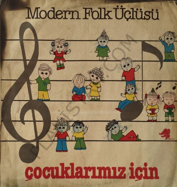 MODERN FOLK ÜÇLÜSÜ  &  ÇOCUKLARIMIZ İÇİN LP PLAK