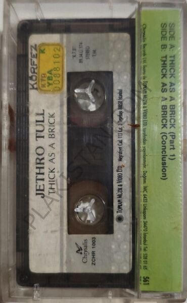 Jethro Tull &  Thick As A Brick kaset