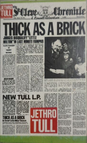 Jethro Tull &  Thick As A Brick kaset