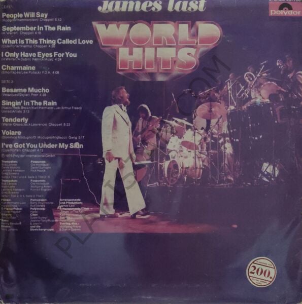 James Last – World Hits LP PLAK