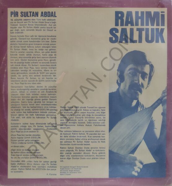 Rahmi Saltuk  Pir Sultan Abdal LP