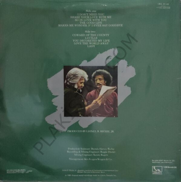 Kenny Rogers – Share Your Love - Plak LP PLAK