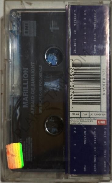 Marillion – Afraid Of Sunlight kaset