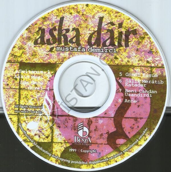 Mustafa Demirci - Aşka Dair (Tasavvuf) - CD