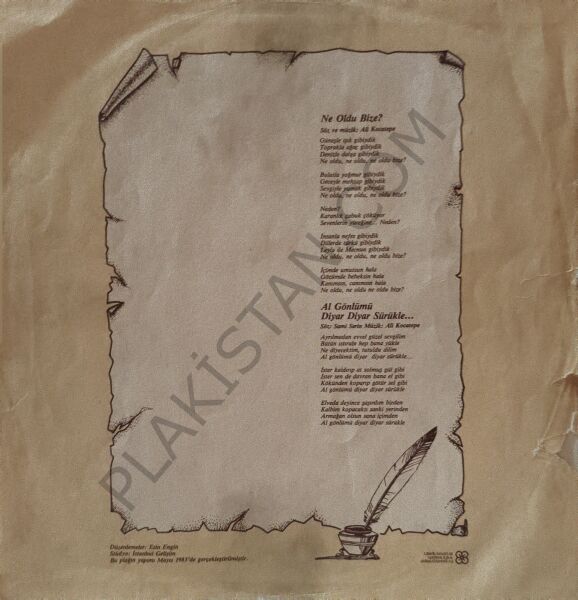 Nükhet Duru – Ne Oldu Bize / Al Gönlümü Diyar Diyar Sürükle LP PLAK