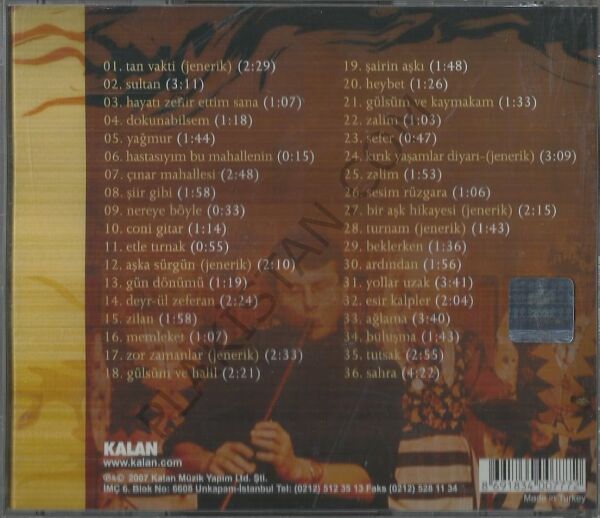 Kemal Sahir Gürel - Dizi Film Müzikleri - Soundtracks CD