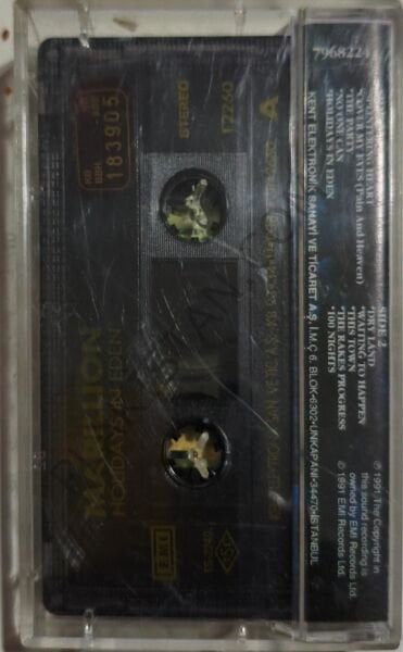 Marillion – Holidays In Eden kaset