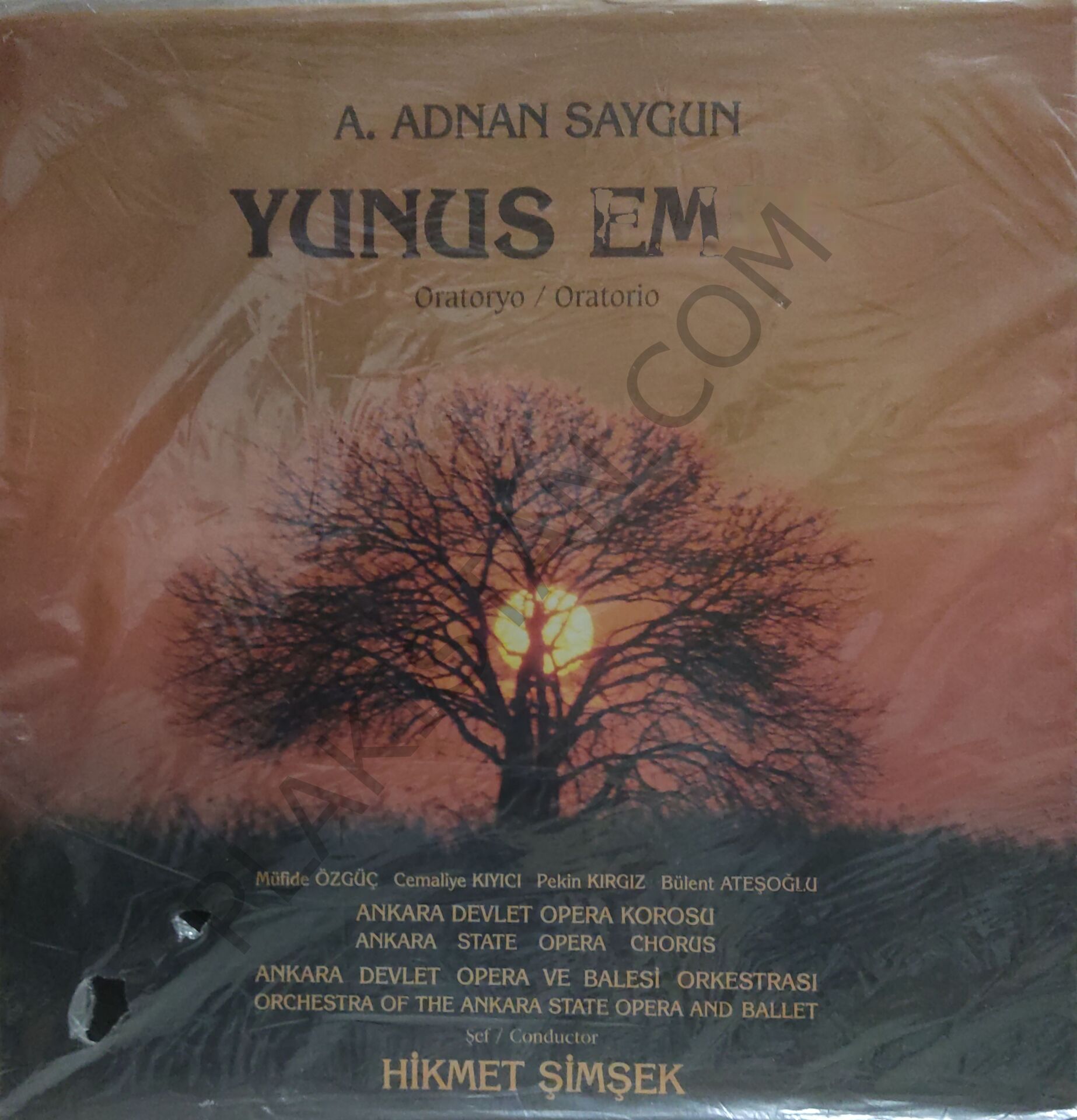 Yunus Emre - A. Adnan Saygun Şef: Hikmet Şimşek LP PLAK
