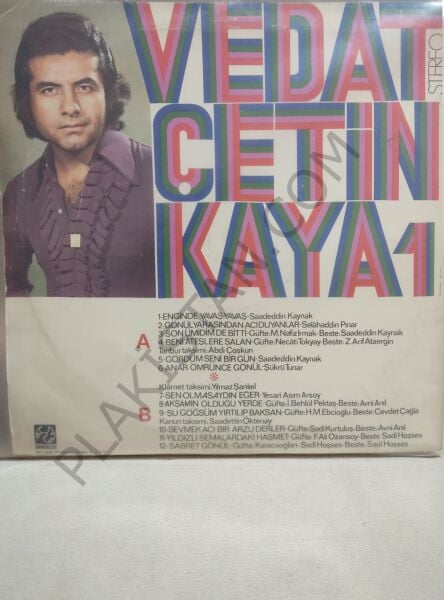 Vedat Çetinkaya & Sabret gönül  LP PLAK