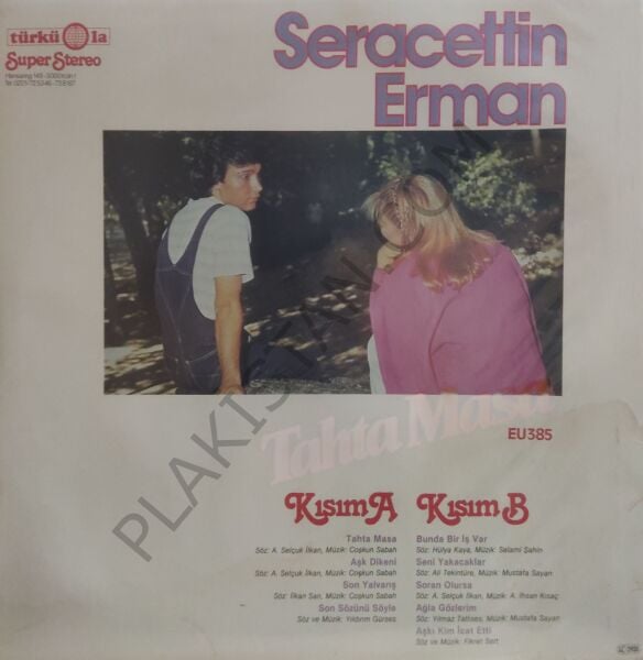 Şeracettin Erman Tahta Masa Alman Baskı LP PLAK