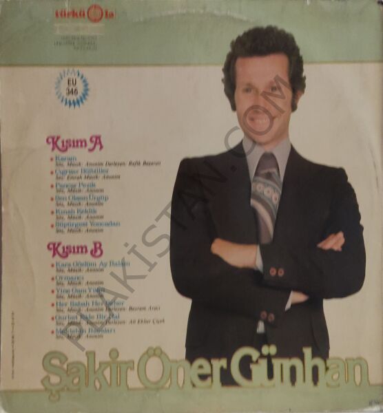 Şakir Öner Günhan Karam LP