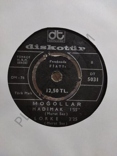 Moğollar Behind The Dark  ( Murat SES ) 45lik PLAK