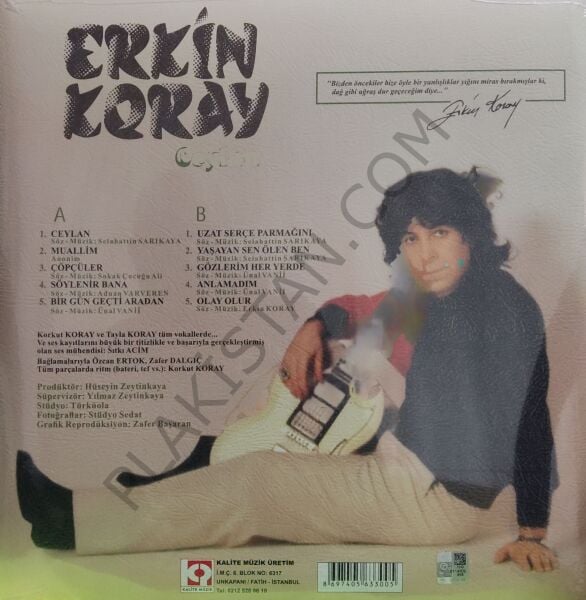 ERKİN KORAY – CEYLAN / ÇÖPÇÜLER LP PLAK