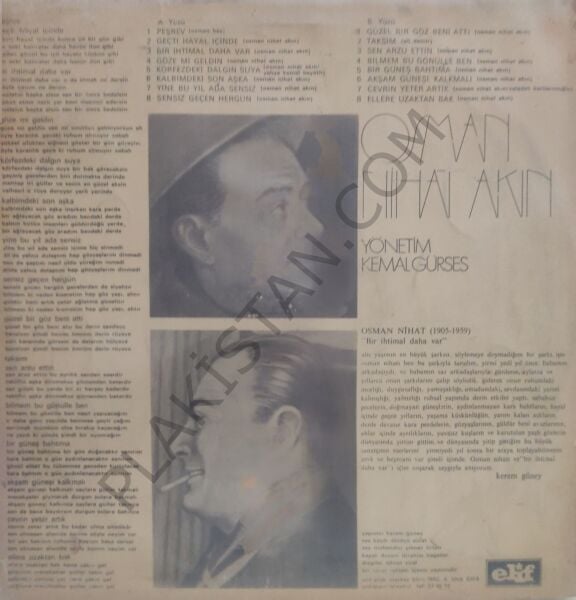 Osman Nihat Akın Eserleri LP PLAK