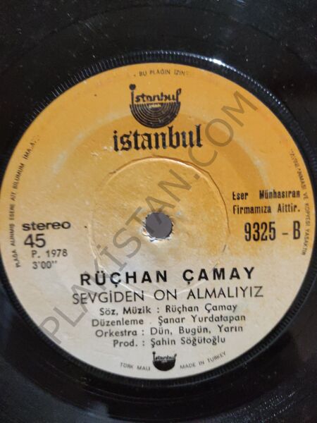 Rüçhan çamay - Yeter 45 lik PLAK