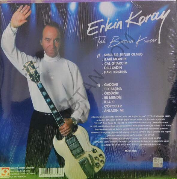 Erkin Koray – Tek Başına Konser LP PLAK