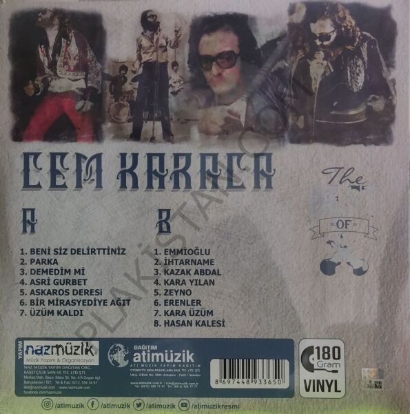Cem Karaca – The Best Of 2 LP PLAK