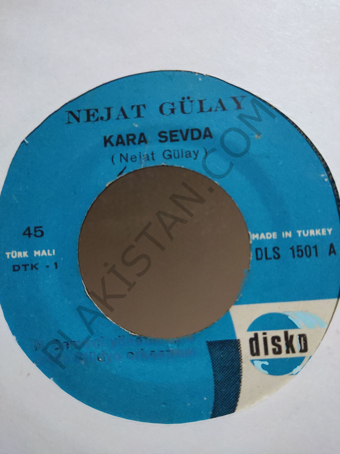 Nejat Gülay Kalbi Kırık Serseri 45lik PLAK