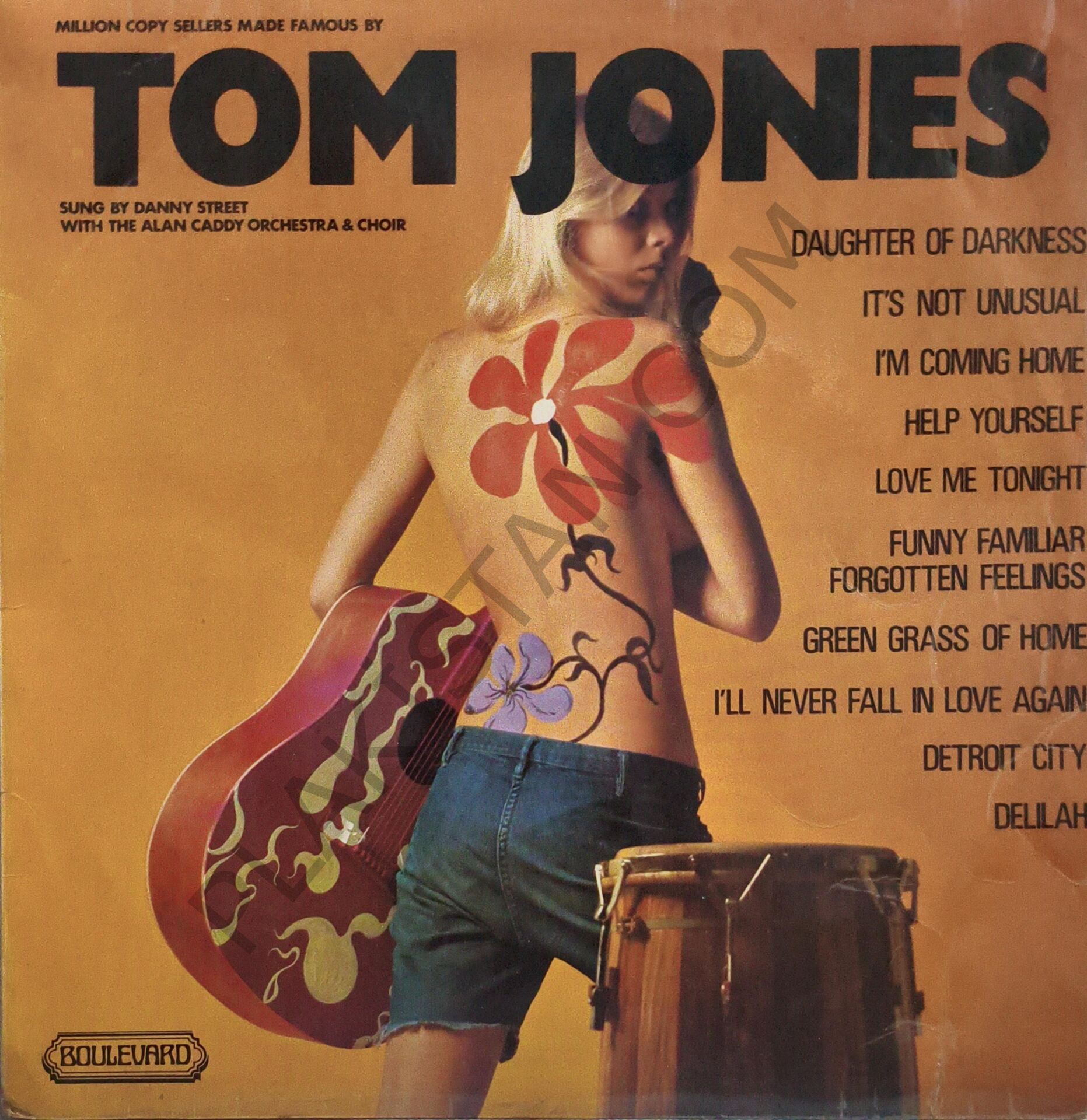 Tom Jones - Danny Street With The Alan Caddy Orchestra & Choir* – Million Copy Sellers Made Famous By  LP PLAK