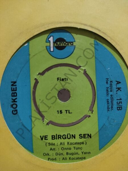 Gökben -  Yeşil göbek - Şiribim Şiribom 45lik PLAK