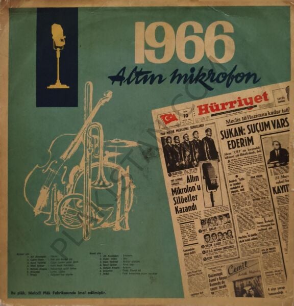 Altın Mikrofon 1966 Dönem Baskı - LP PLAK