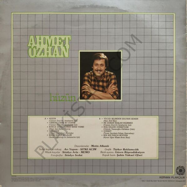 Ahmet Özhan &  Hüzün ( Dönem Baskı  ) LP PLAK