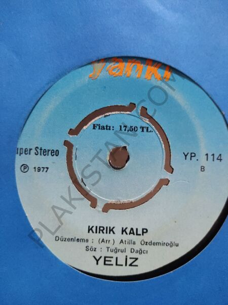 Yeliz - Bahar yağmuru - 45 lik PLAK