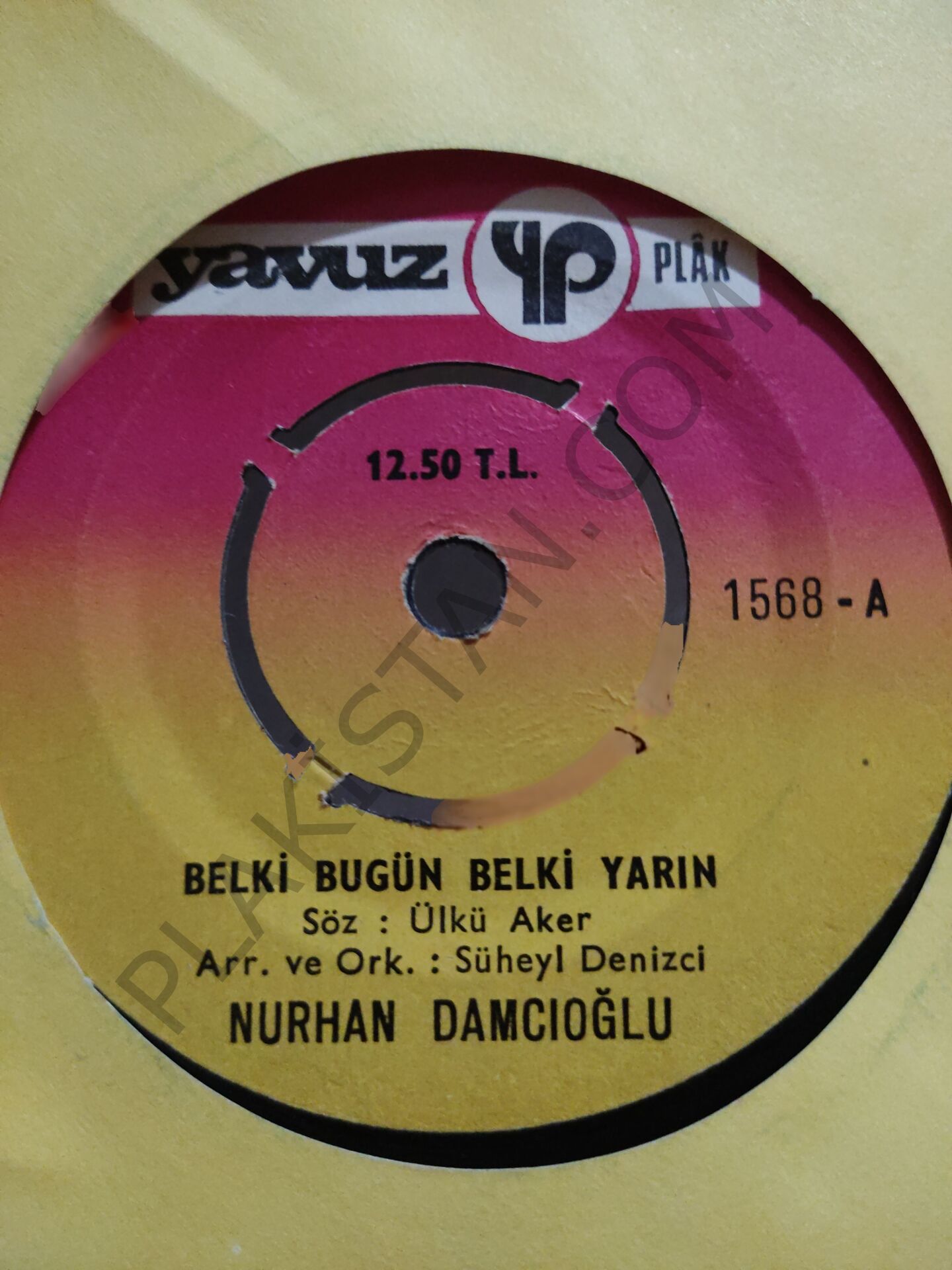 Nurhan Damcıoğlu - Belki bugün belki yarın 45 lik PLAK