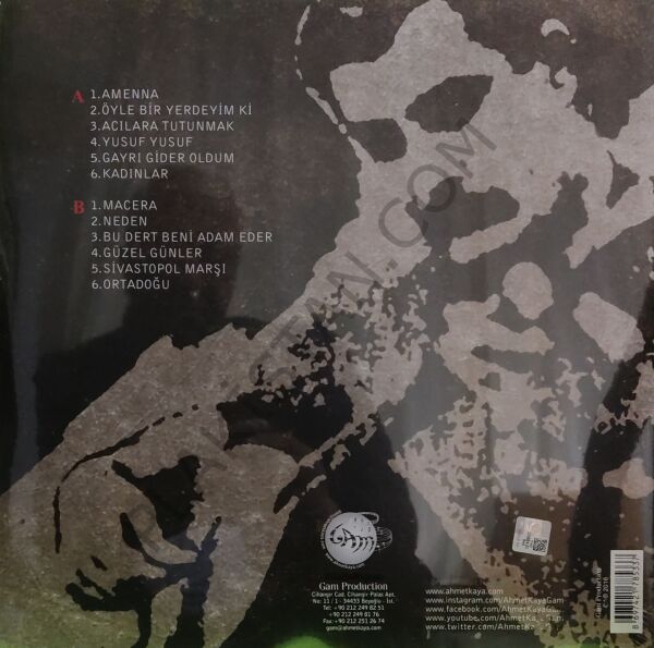 Ahmet Kaya – Acılara Tutunmak LP PLAK