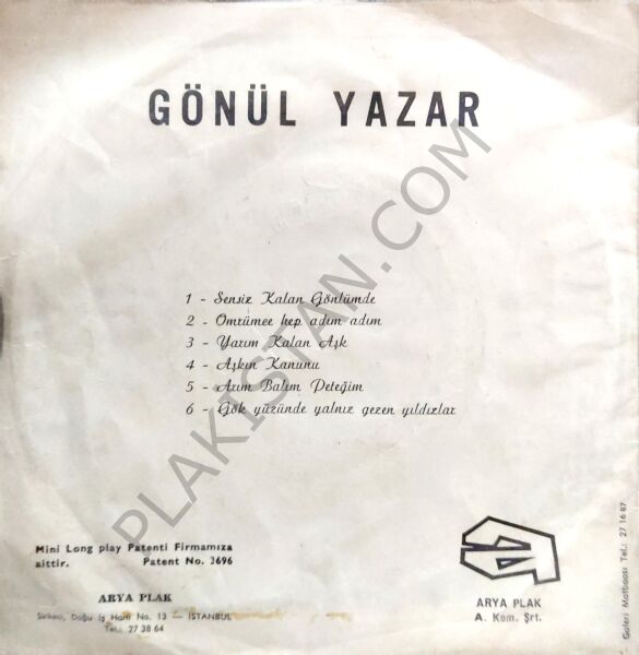 Gönül Yazar Mini LP