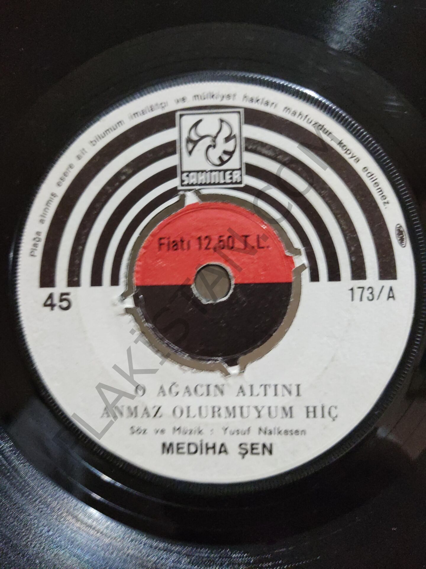 Mediha Şen - O ağacın altını anmaz olurmuyum hiç 45 lik PLAK