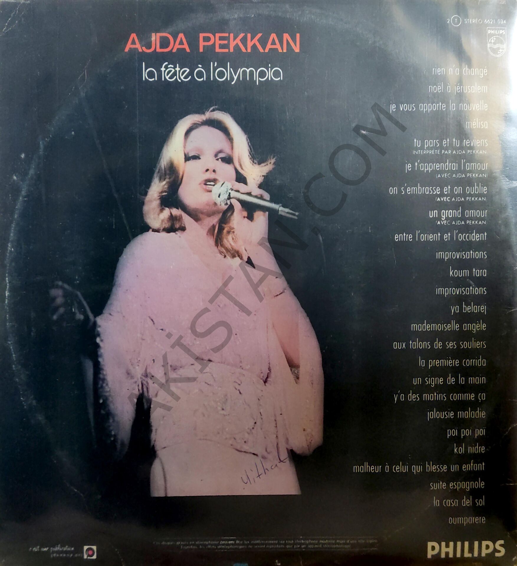 Enrico Macias - Ajda Pekkan La Féte A L'olympia Double LP PLAK