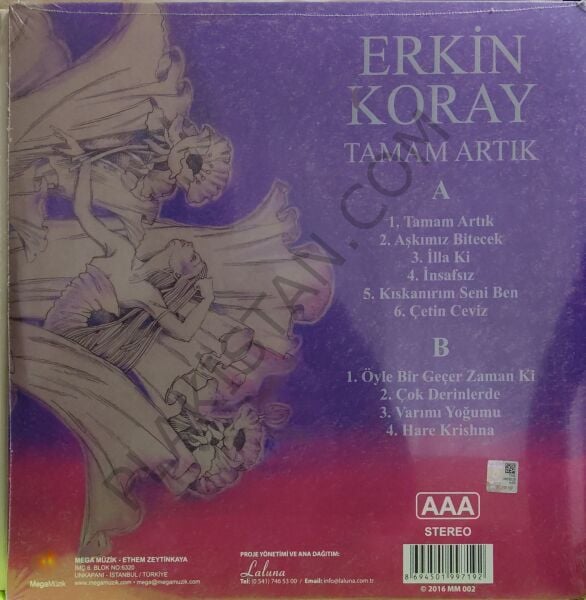 Erkin Koray – Tamam Artık LP PLAK