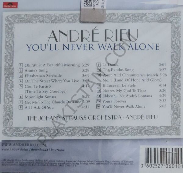 Andre Rieu    You'll Never Walk Alone - CD