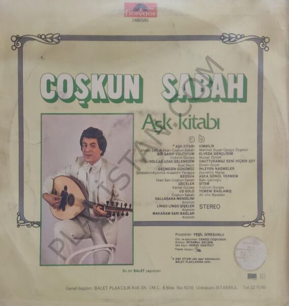 Coşkun Sabah Aşk Kitabı LP